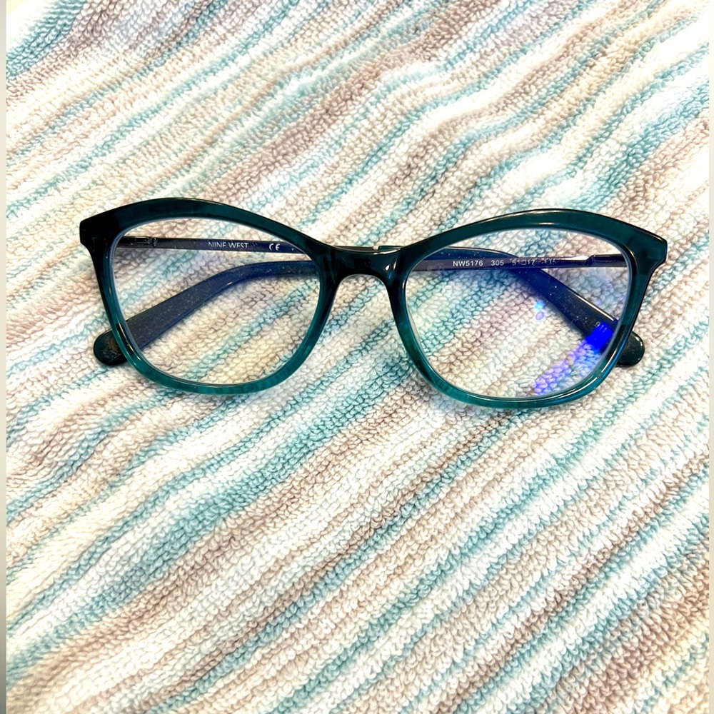Nine West Green Eyeglasses Mixed